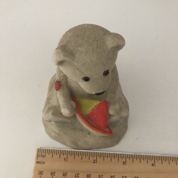 2001 A Mr Sandman Sand Sculpture Bear Figurine - Picture 7 of 9
